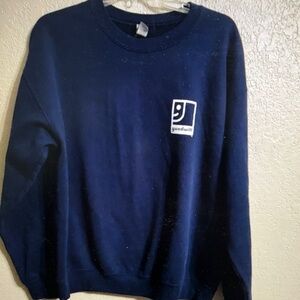 Gildan Men's Crewneck Sweater in Deep Blue